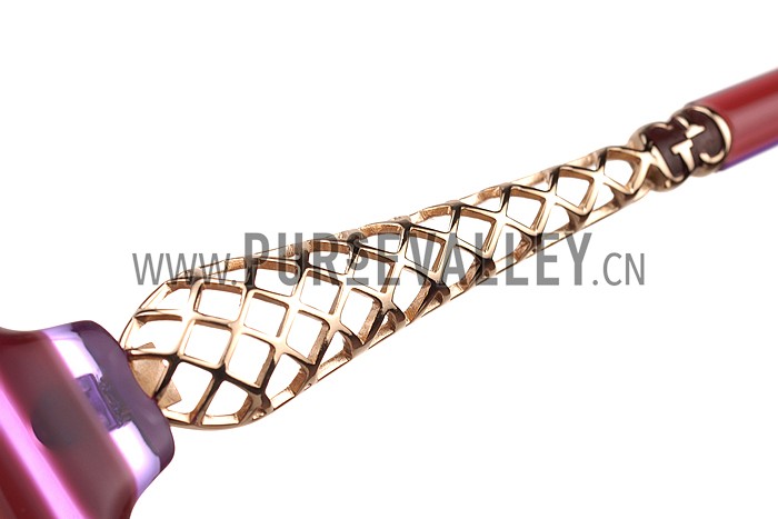 Gucci Diamantissima Red Frame Sunglasses 308090