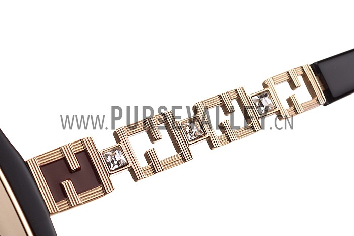 Fendi Oprah Classic Black Frame Sunglasses 308075