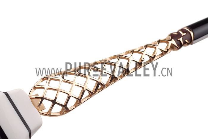 Gucci Diamantissima White Frame Sunglasses 308091