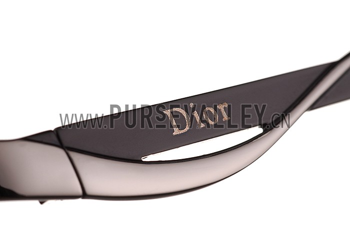 Christian Dior Demoiselle Black Frame Grey Lenses Sunglasses 308117