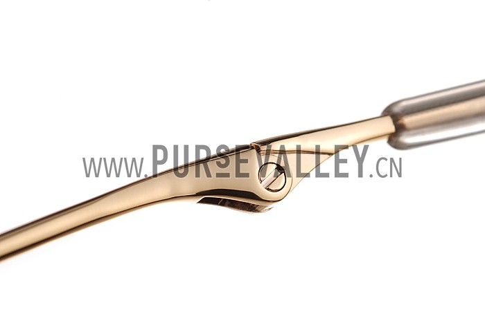 Ray Ban Round Gold Metal Frame Copper Flash Lenses Sunglasses 308159