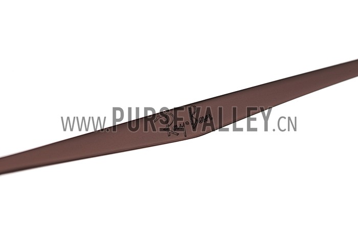 Ray Ban Clubround Brown Frame Brown Lenses Sunglasses 308171