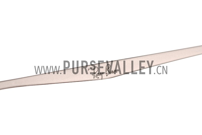 Ray Ban New Wayfarer Light-Ray White Frame Blue Mirrored Lenses Sunglasses 308176