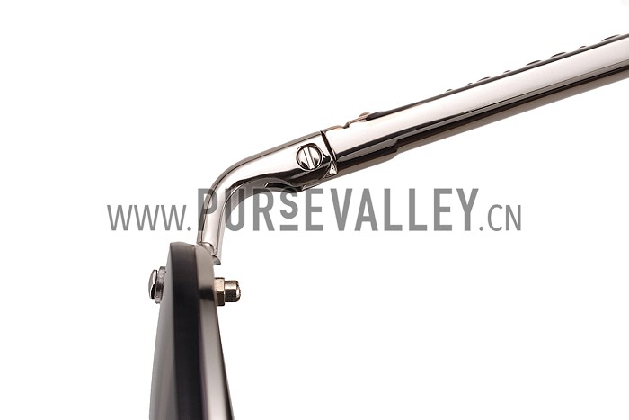 Dolce and Gabbana Pilot Silver Frame Sunglasses 308196