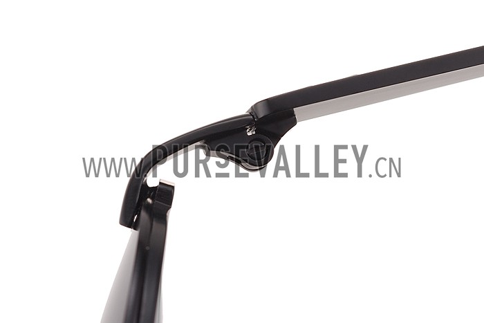 Cartier Wild Panthere Detail Black Frame Sunglasses 308188