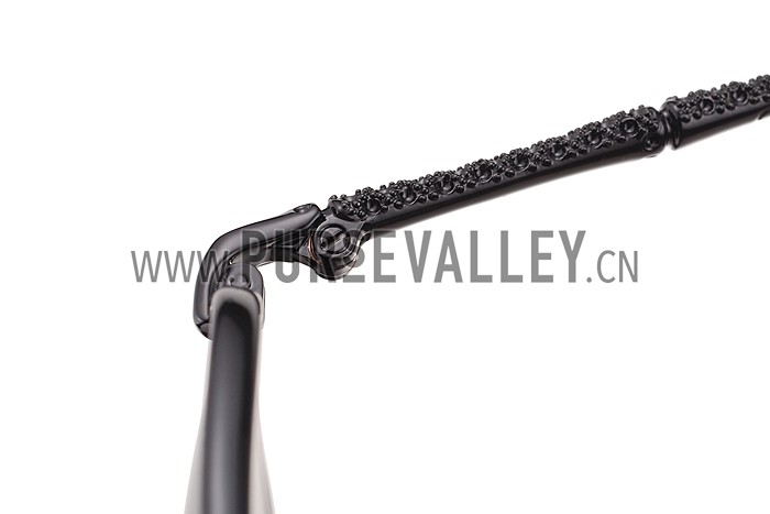 Gucci Ultra-light Aviator Black Frame Sunglasses 308202