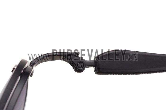 Prada Sporty Linea Rossa Logo Black Frame Sunglasses 308212