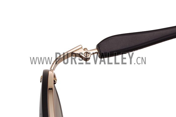 Prada Sporty Linea Rossa Logo Brown Temples Sunglasses 308214