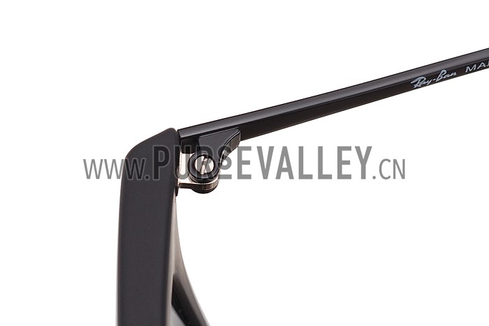 Ray Ban Wayfarer Light-Ray Black Frame Light Grey Lenses Sunglasses 308235