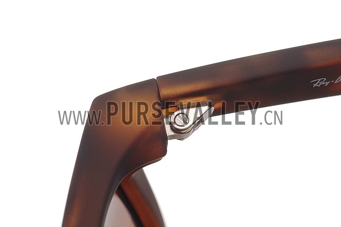 Ray Ban Justin Tortoise Frame Brown Lenses Sunglasses 308237