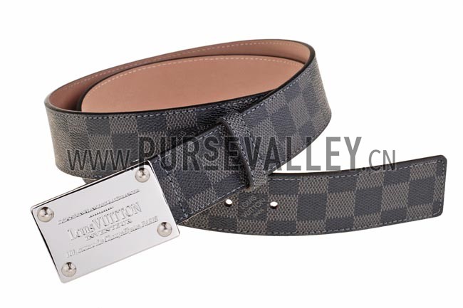 Louis Vuitton Inventeur Damier Graphite Belt