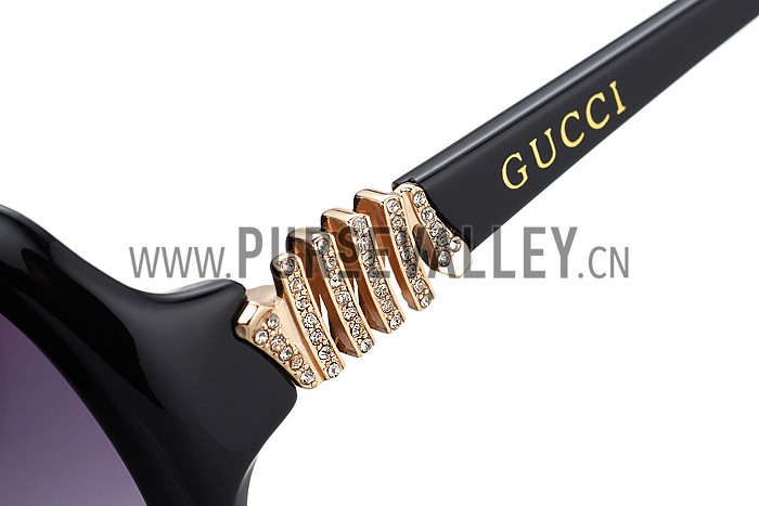 Gucci Round Diamond Sunglasses 307808