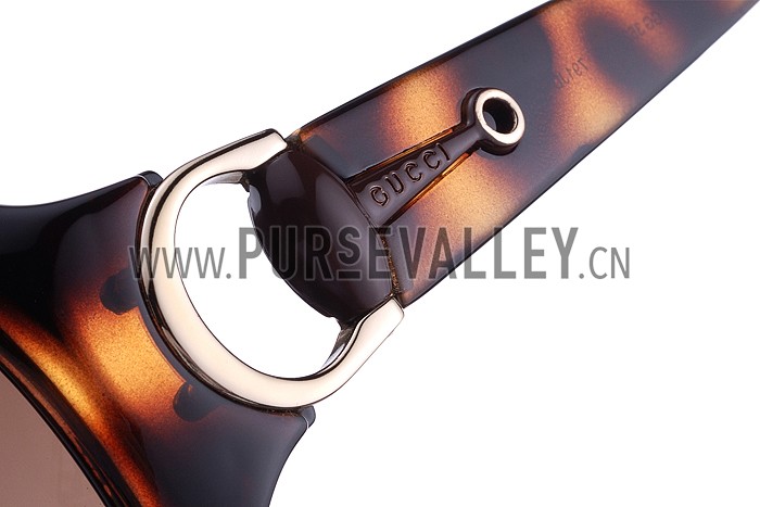 Gucci Modern Shape Havana Sunglasses 307812