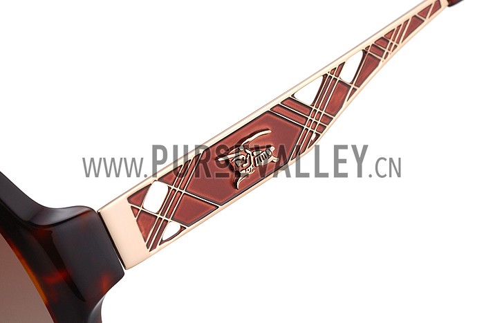 Burberry Butterfly Round Havane Sunglasses 307763