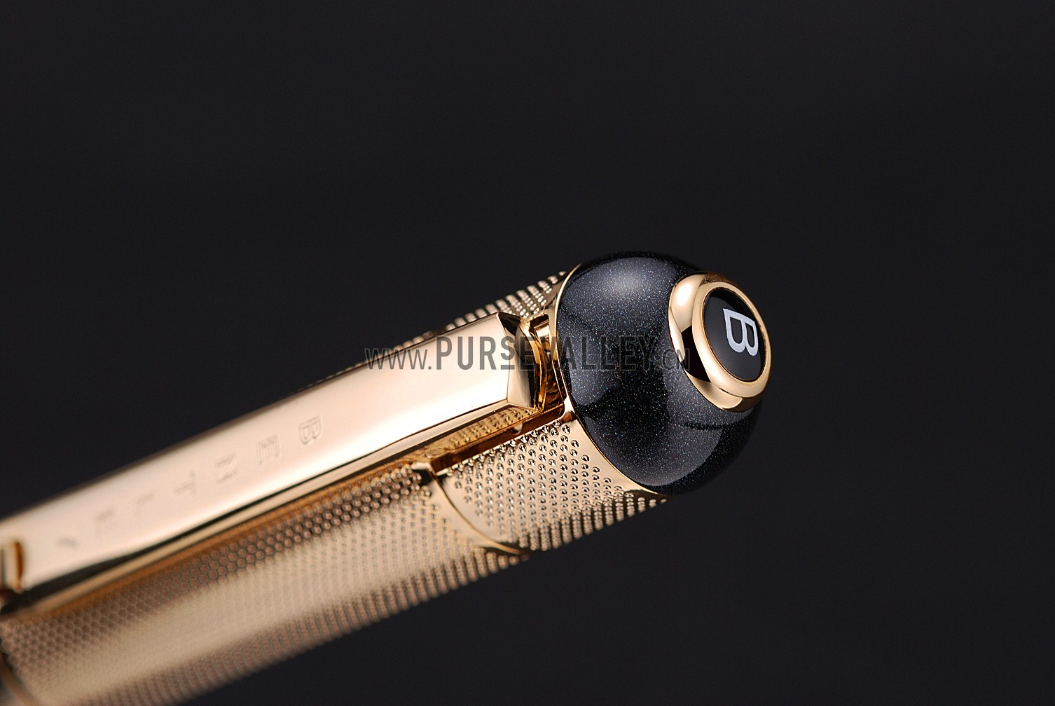Bentley Gold Tip And Upper Body Black Ballpoint Pen 622788