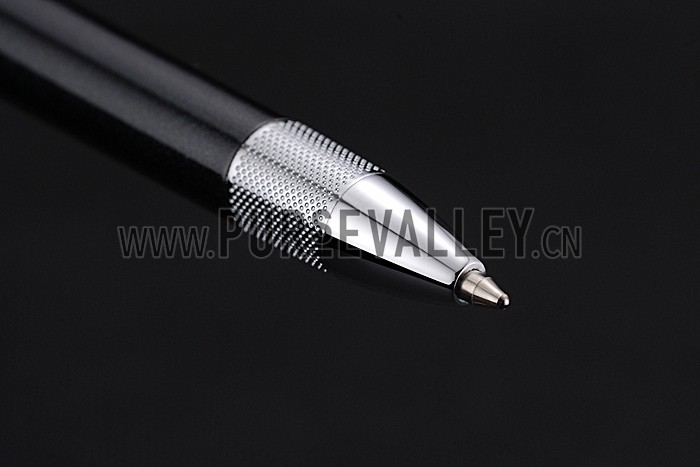 Bentley Silver Tip And Upper Body Black Ballpoint Pen 622789