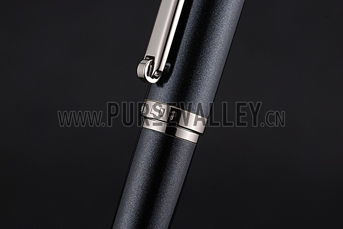 Bentley Silver Rimmed Black Ballpoint Pen 622791