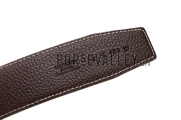 Hermes Brown With Gold 