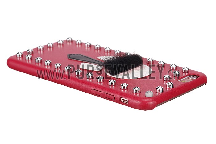 Fendi Karlito Red Studded Case for iPhone 6 Plus/6S Plus 18926695