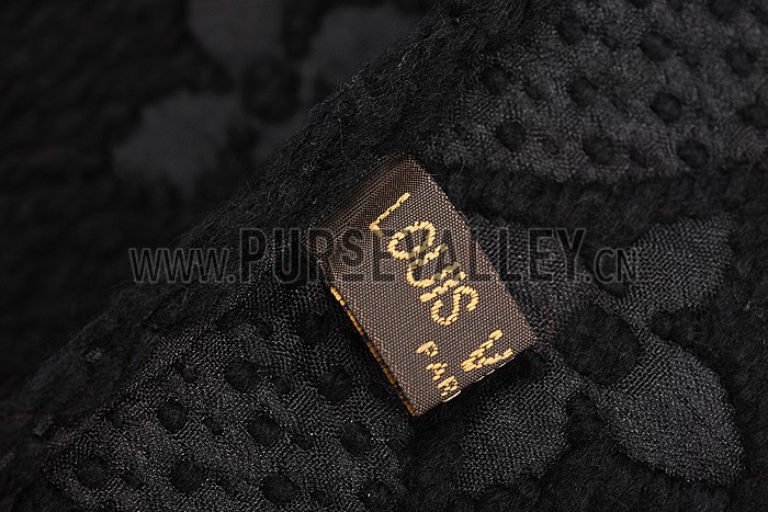Louis Vuitton Black Monogram Narrow Scarf 621748
