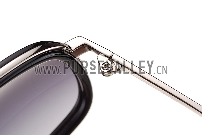 Tom Ford Black With Silver Sunglasses 308051