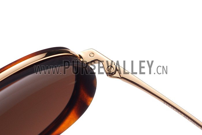 Hugo Boss Aviator Gold Frame Yellow Lens Sunglasses 307879
