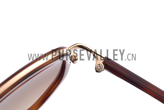 Tom Ford Cyrille Aviator Brown Frame Sunglasses 307899