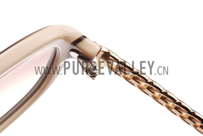 Christian Dior Brillance Beige Frame Sunglasses 308063