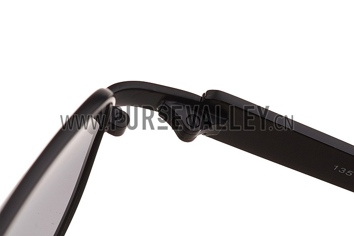 Cartier Panthere Aviator Black Frame Black Lenses Sunglasses 308126