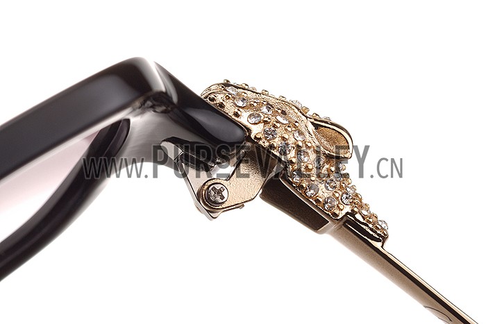 Cartier Panthere Wild de Cartier Black Frame Sunglasses 308067