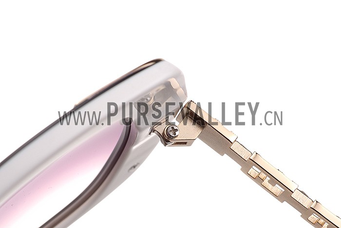 Fendi Oprah Classic White Frame Sunglasses 308080