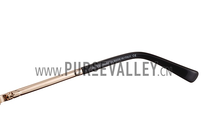 Dolce and Gabbana Pilot Gold Frame Sunglasses 308194