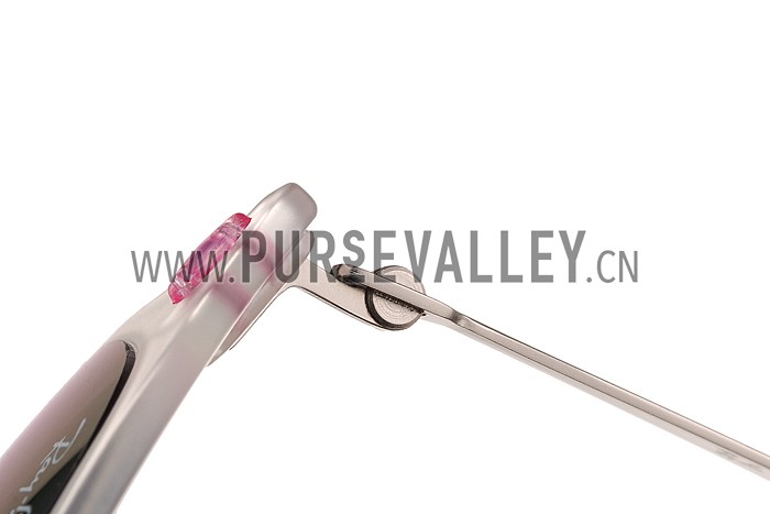 Ray Ban Clubround White Frame Lilac Mirrored Lenses Sunglasses 308175