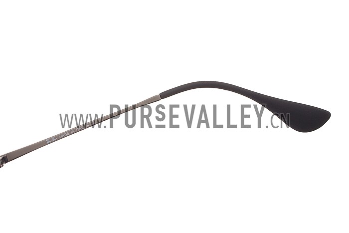 Ray Ban Wayfarer Light-Ray Brown Frame Light Blue Lenses Sunglasses 308234