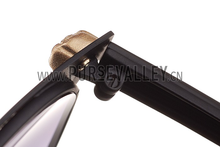 Versace Medusa Black Frame Grey Lenses Sunglasses 308180