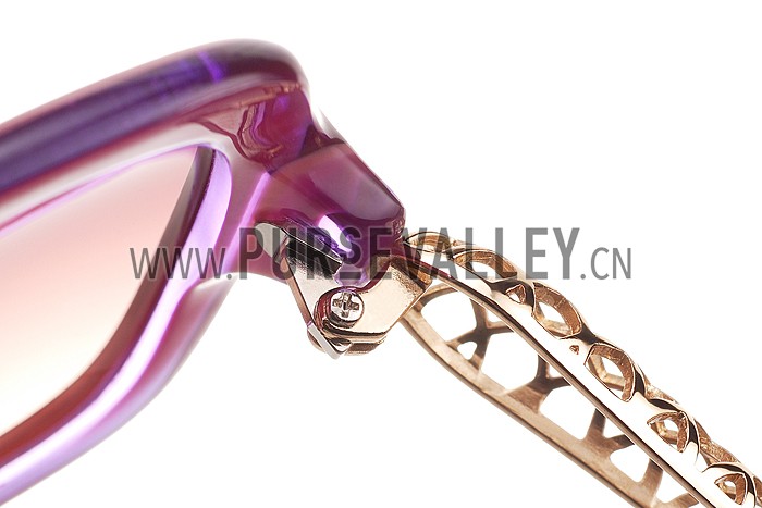 Gucci Diamantissima Red Frame Sunglasses 308090