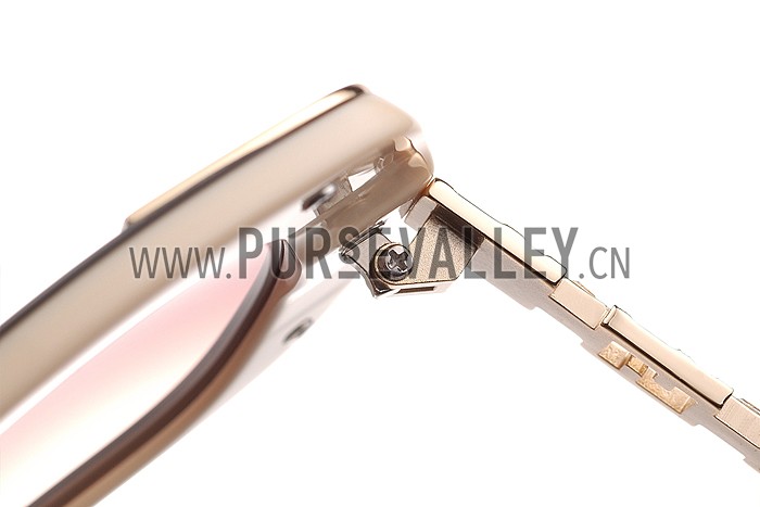 Fendi Oprah Classic Beige Frame Sunglasses 308076