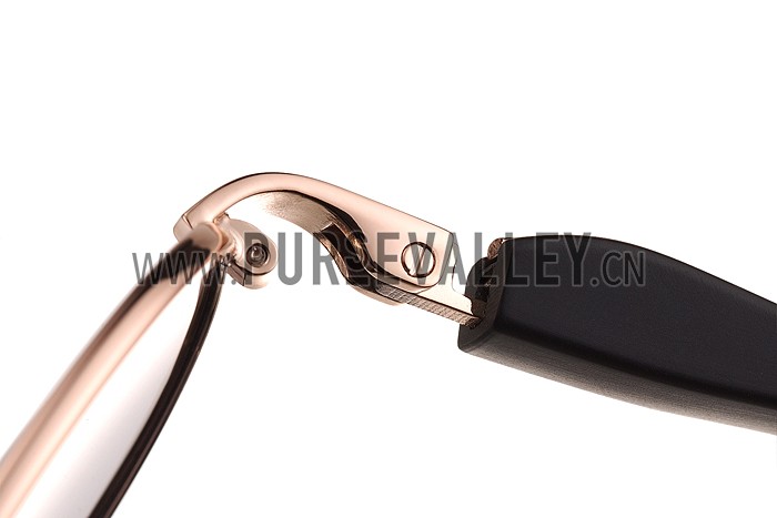 Prada Sporty Linea Rossa Gold Frame Grey Lenses Sunglasses 308156