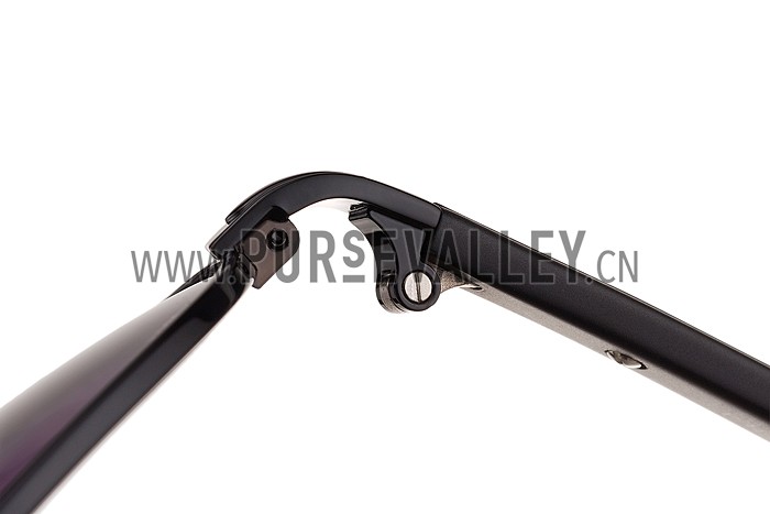 Prada Aviator Black Frame Grey Lenses Sunglasses 308148