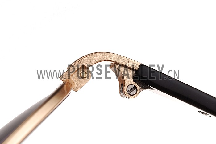 Prada Aviator Gold Frame Grey Lenses Sunglasses 308151