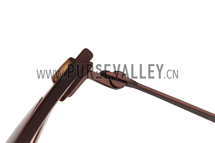 Ray Ban Clubround Brown Frame Brown Lenses Sunglasses 308171