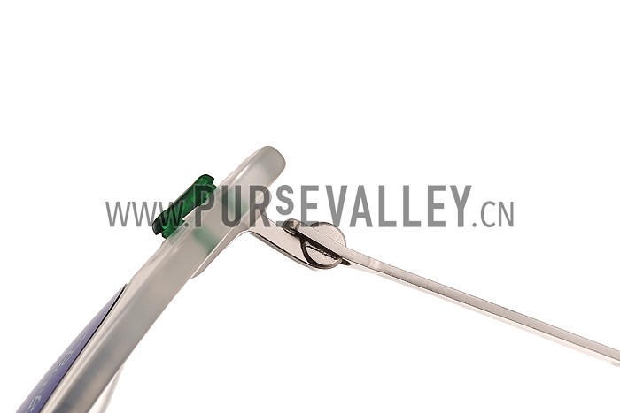 Ray Ban Wayfarer Light-Ray White Frame Green Mirrored Lenses Sunglasses 308165