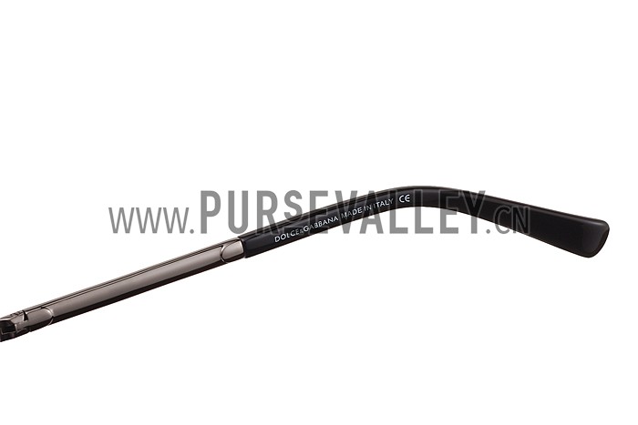 Dolce and Gabbana Pilot Grey Frame Sunglasses 308195