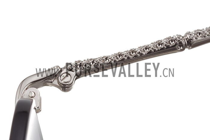 Gucci Ultra-light Aviator White Frame Sunglasses 308207