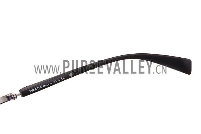 Prada Sporty Linea Rossa Logo Silver Frame Sunglasses 308217