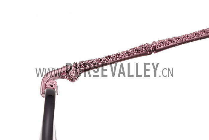 Gucci Ultra-light Aviator Pink Frame Sunglasses 308205