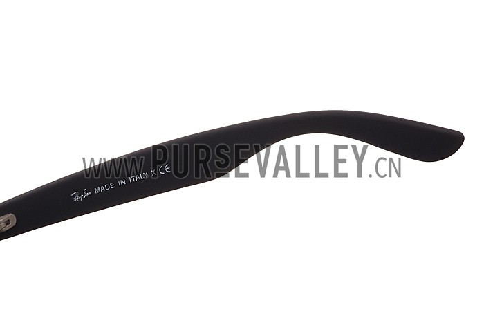 Ray Ban Justin Black Frame Blue Lenses Sunglasses 308231