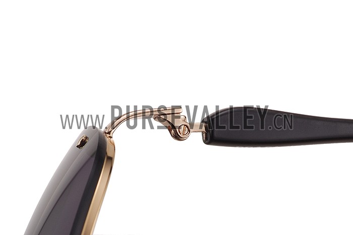 Prada Sporty Linea Rossa Logo Gold Frame Sunglasses 308215