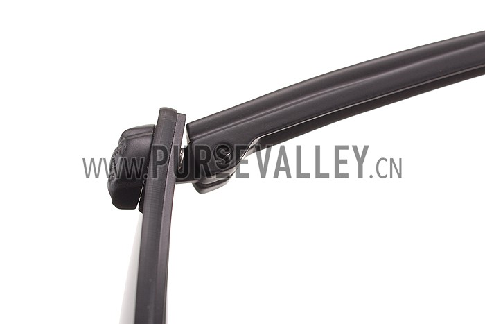 Versace Medusa Aviator Light Grey Lenses Black Temples Sunglasses 308244