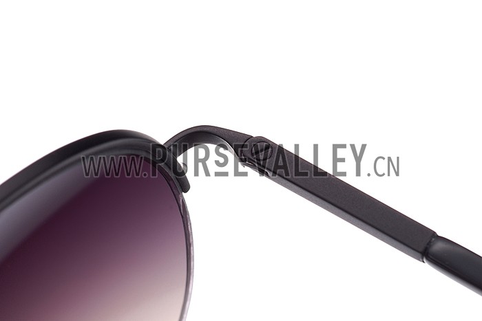 Giorgio Armani Aviator Blue Lens Sunglasses 307870